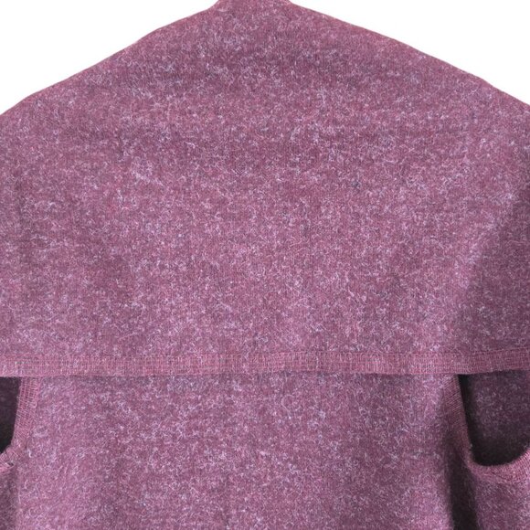 NWOT Plum Look Shawl Vest Wrap Poncho Womens One Size Versatile Layering Piece - Picture 7 of 11
